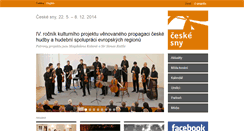 Desktop Screenshot of ceskesny.cz